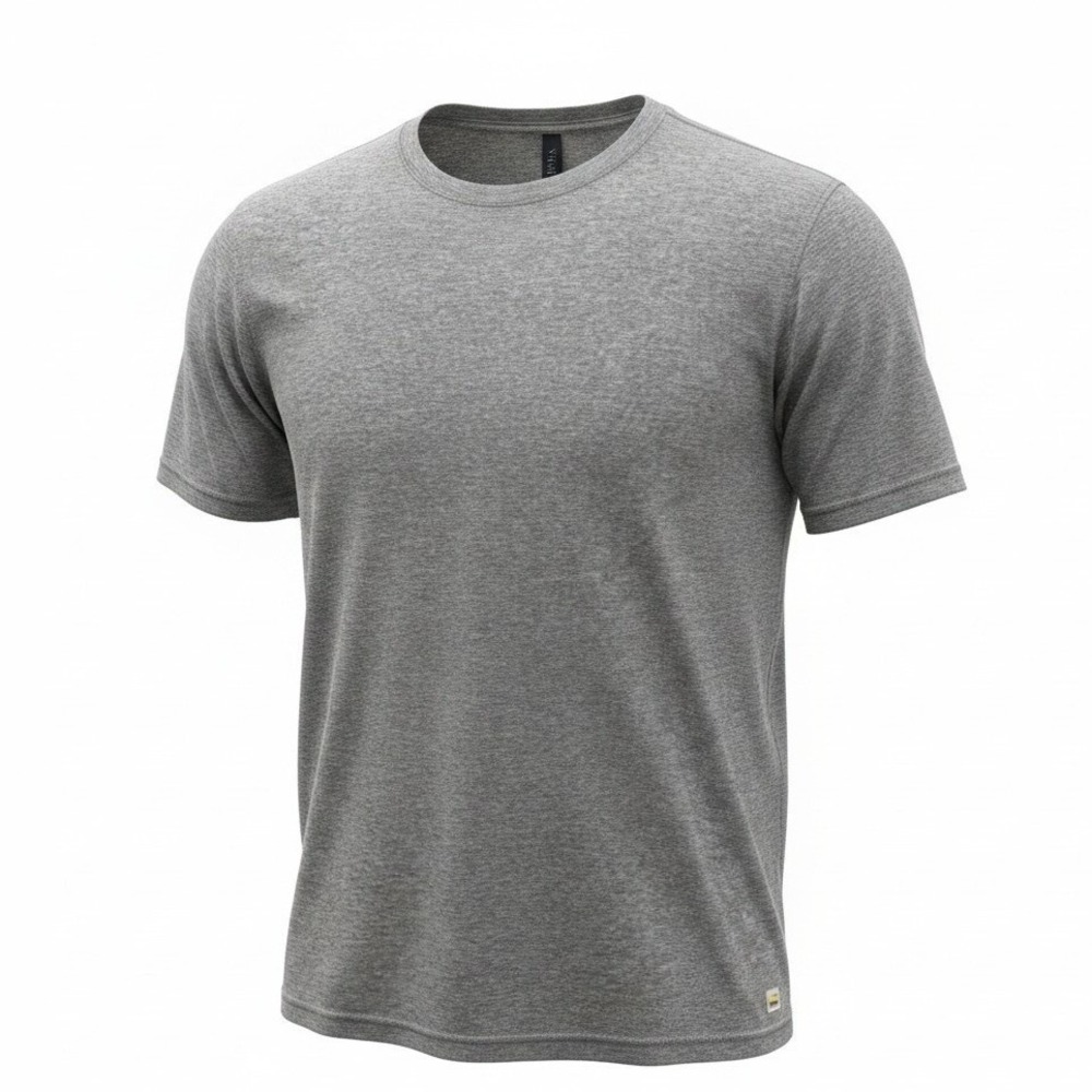Vuori Strato Tech Tee Mens XL Heather Grey Performance Short Sleeve Shirt #1024